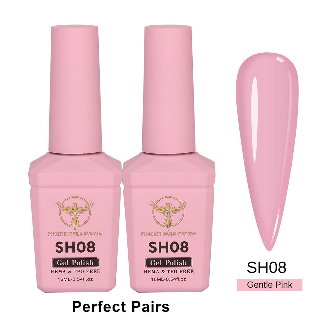 Phoenix - Sheer Gel Polish Collection 24 Colors (48 bottles)