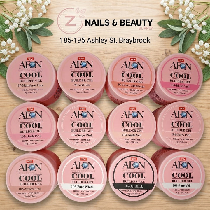 AEON Cool Builder Gel - 108 SHADE COMPLETE MASTER COLLECTION (1-108)