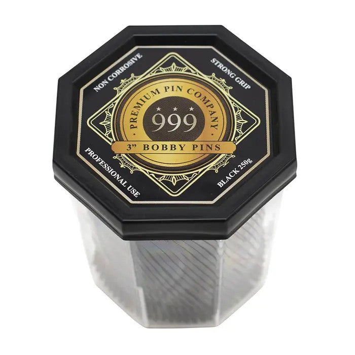 999 - DATELINE IMPORTS BOBBY PINS 3" - Black 250pcs