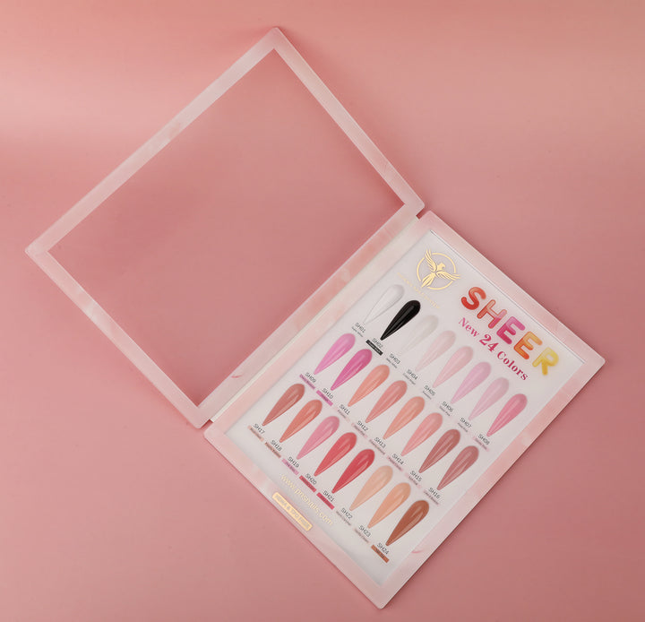Phoenix - Sheer Gel Polish Collection 24 Colors (48 bottles)