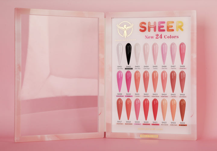 Phoenix - Sheer Gel Polish Collection 24 Colors (48 bottles)