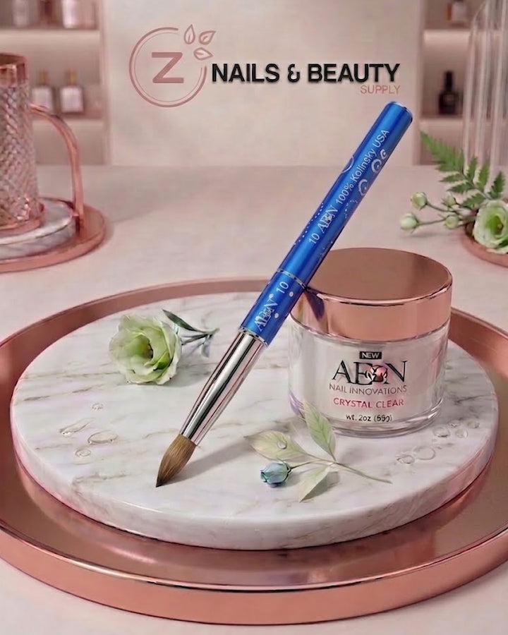 AEON - Acrylic Brush 100% Kolinsky USA - Blue