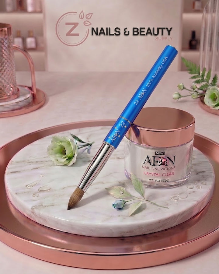 AEON - Acrylic Brush 100% Kolinsky USA - Blue