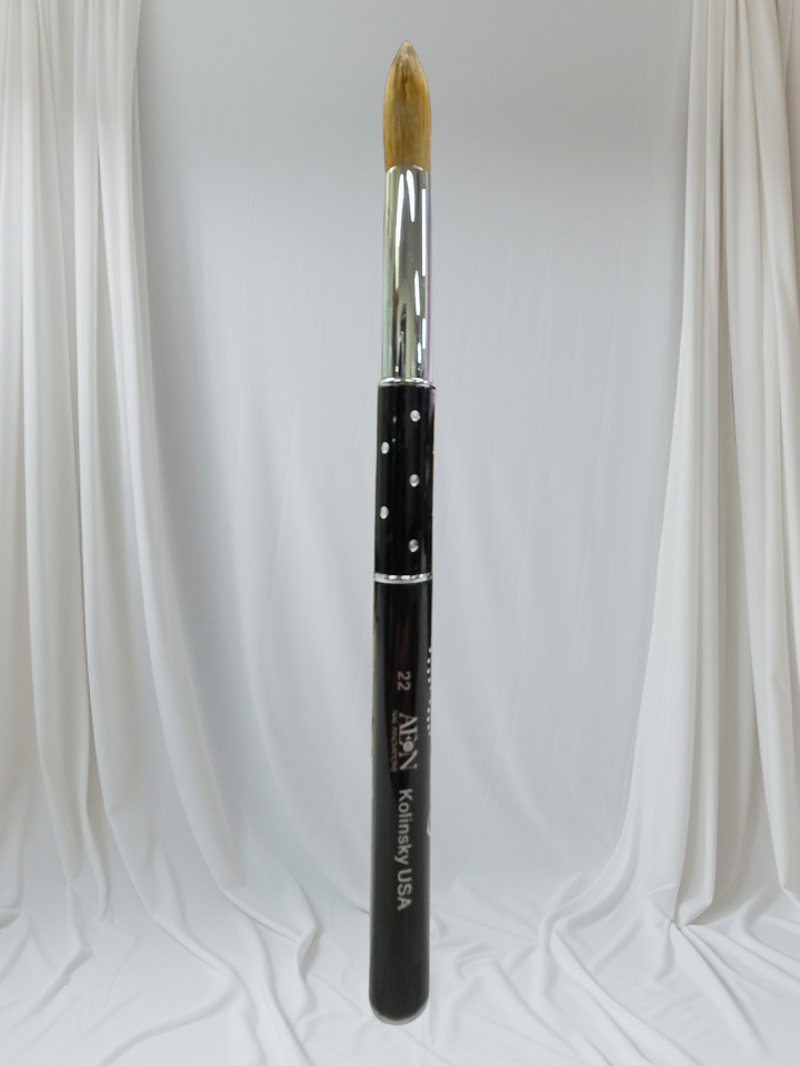 AEON - Acrylic Kolinsky USA Nail Brush (Black)