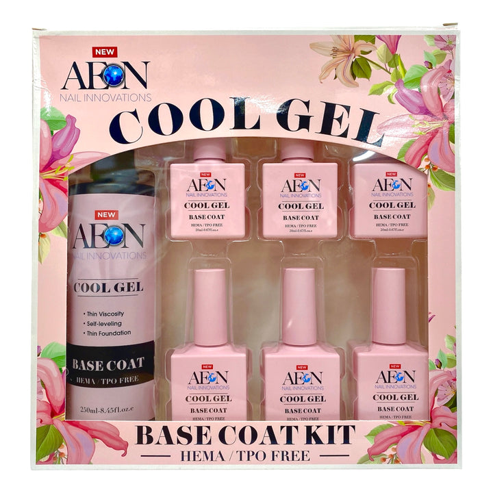 AEON - COOL GEL HEMA/ TPO FREE - Base Coat Kit ( 250ml + 6x20ml )