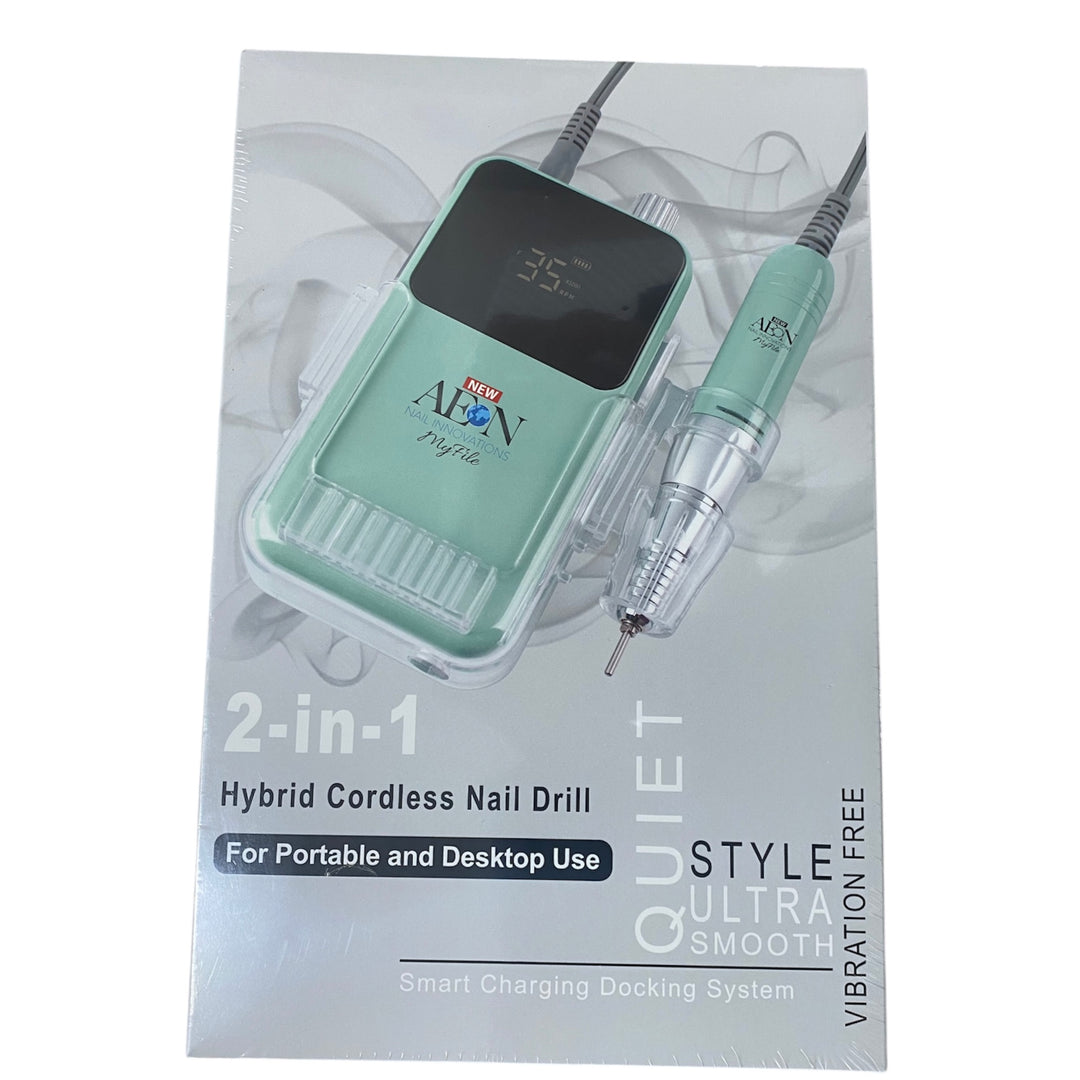 AEON 2-IN-1 HYBRID CORELESS PORTABLE NAIL DRILL MACHINE - Myfile