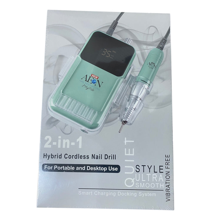 AEON 2-IN-1 HYBRID CORELESS PORTABLE NAIL DRILL MACHINE - Myfile