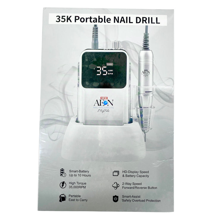 AEON 2-IN-1 HYBRID CORELESS PORTABLE NAIL DRILL MACHINE - Myfile