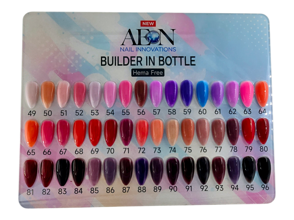 AEON Builder Gel In a Bottle (HEMA FREE) 48 Colours Complete Set
