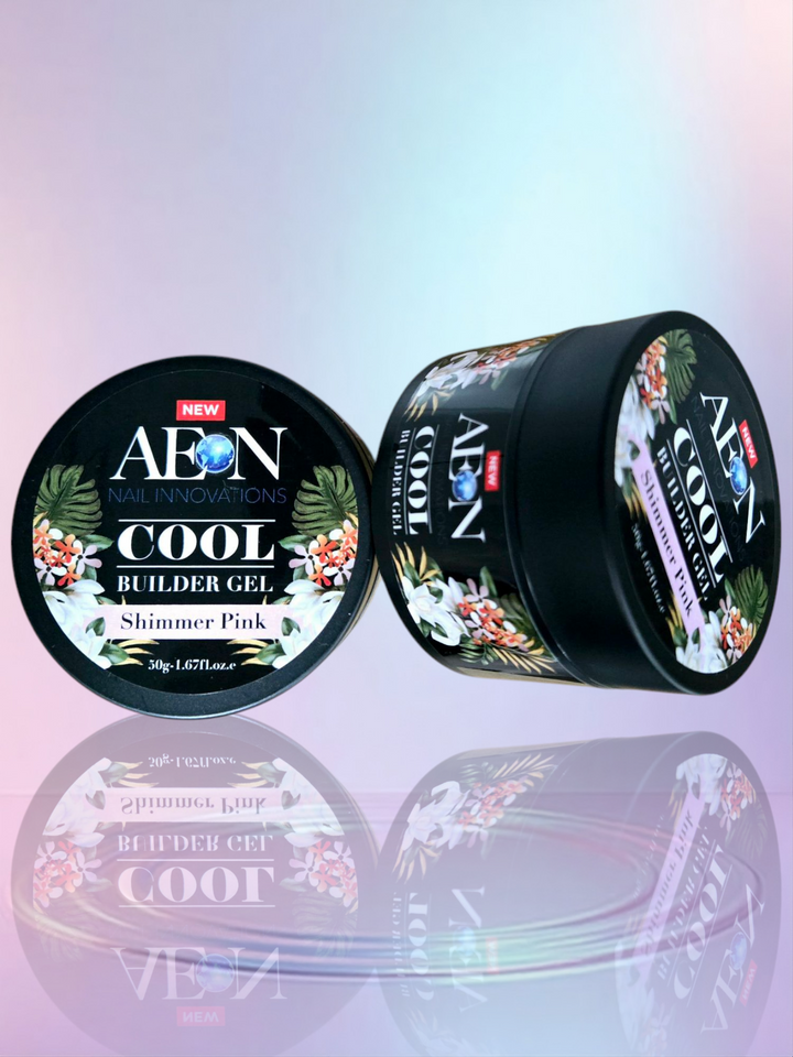 AEON JAR Cool Builder Gel 50g - Shimmer Pink
