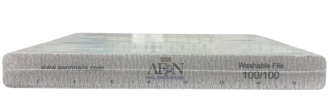 AEON Nail Files 100/100 White Green - 25 pcs