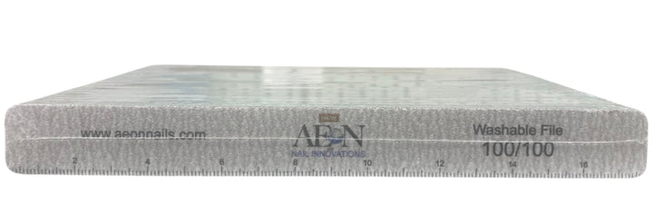 AEON Nail Files 100/100 White Green - 25 pcs