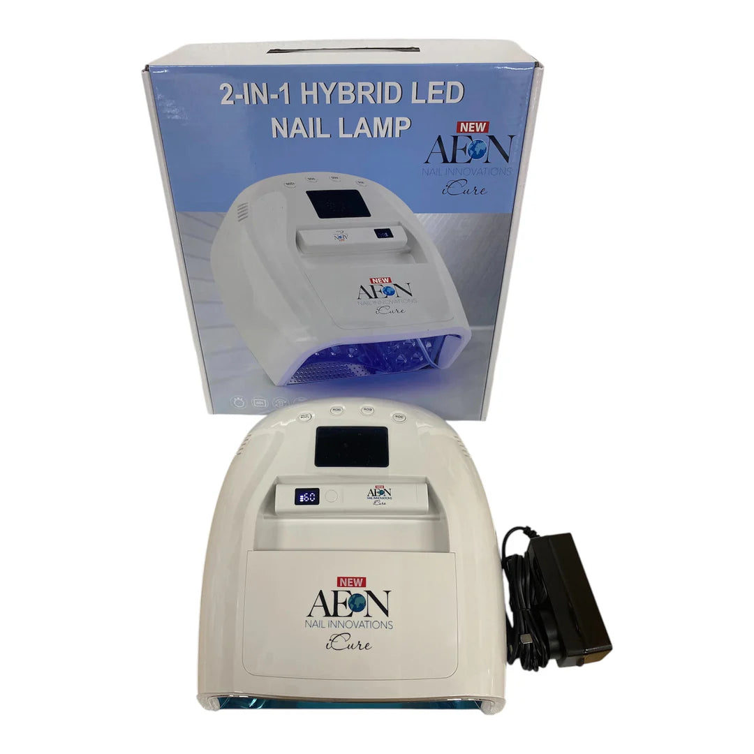AEON iCure Hybrid Led/UV Nail Lamp - (Includes Bonus Mini Lamp)