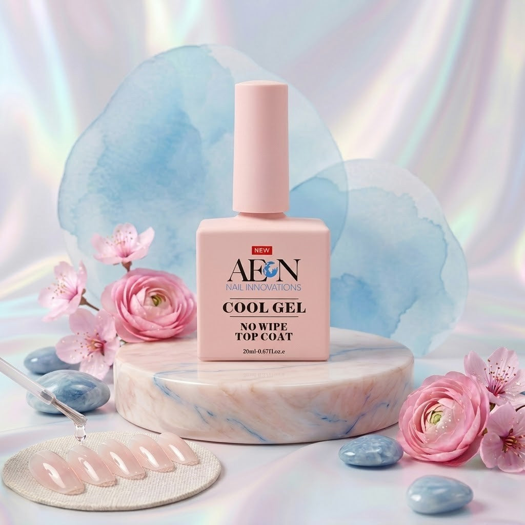 Aeon - COOL GEL - NO WIPE TOP COAT - 20ml