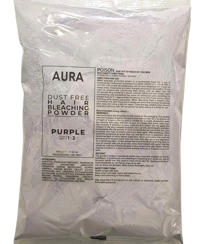 Aura - Purple Bleach Powder Bag - 500gr