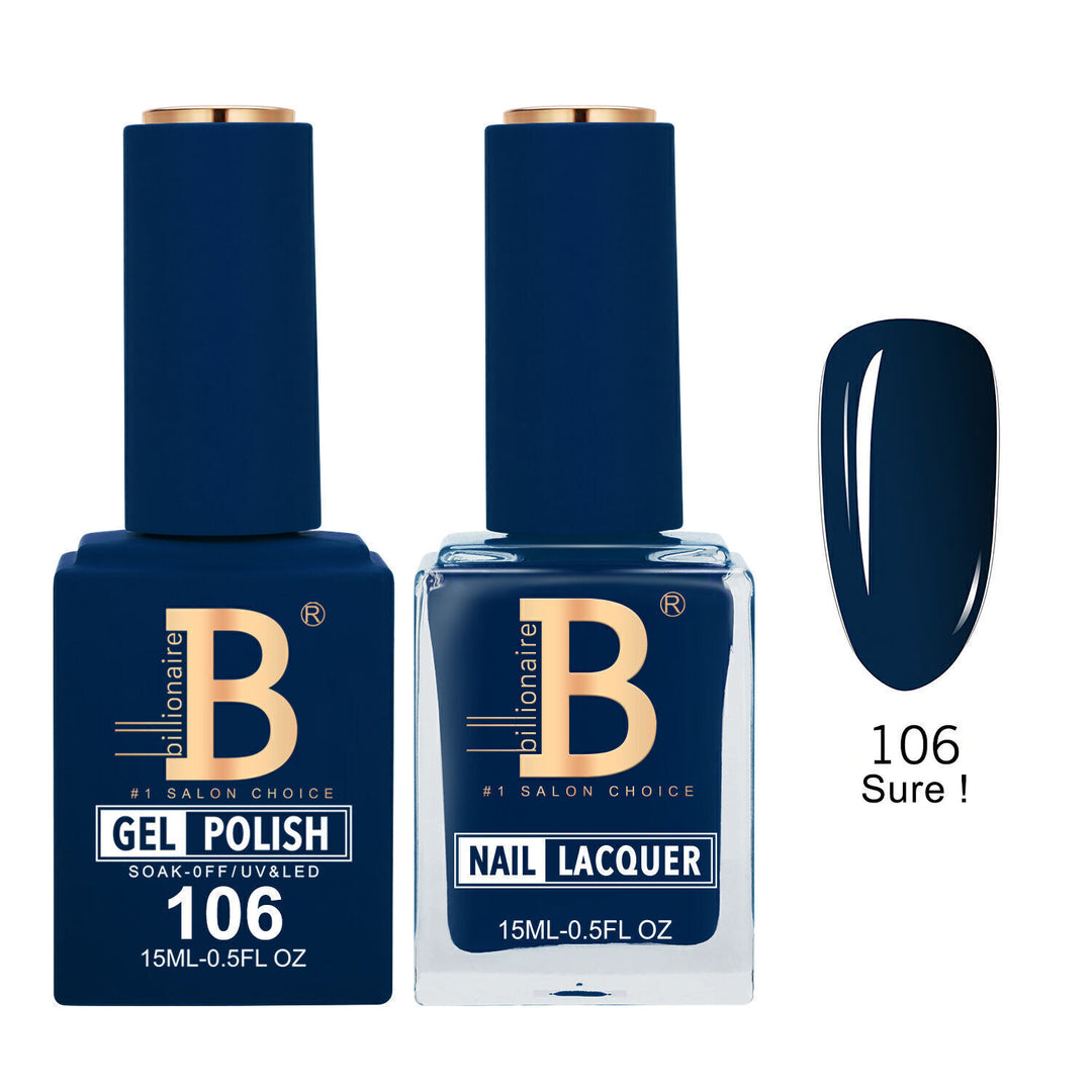 Billionaire 106 Sure ! - Imperial Collection Gel &amp; Lacquer Duo 15ml