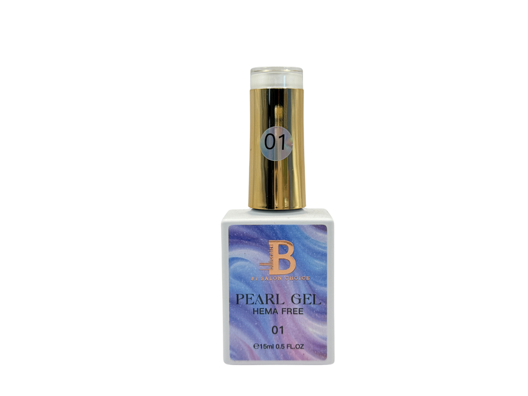 Billionaire Pearl Gel Nails Polish - Hema Free 01 15ml