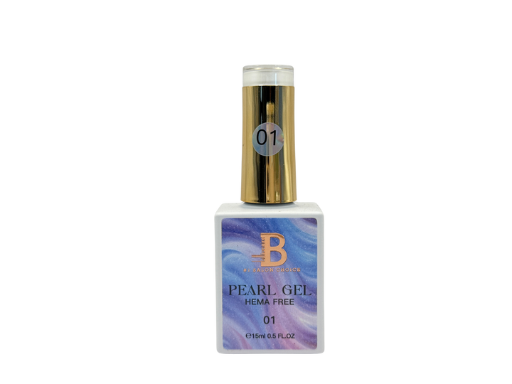 Billionaire Pearl Gel Nails Polish - Hema Free 01 15ml