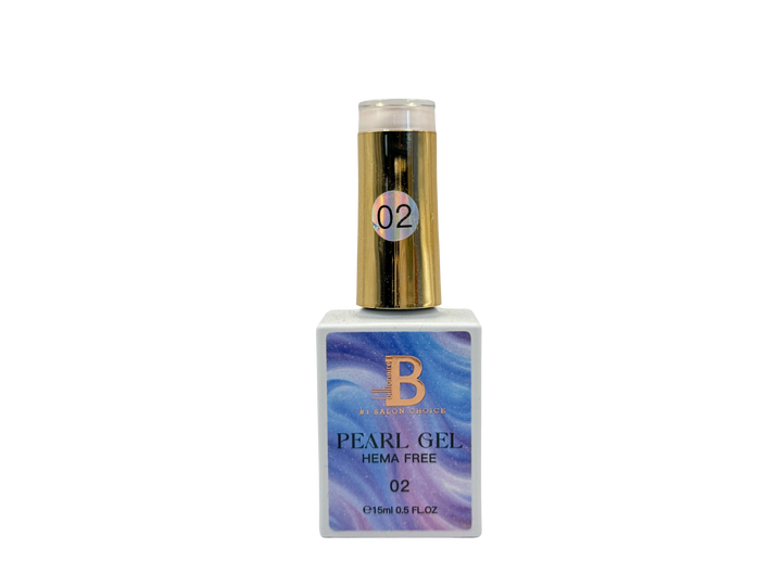 Billionaire Pearl Gel Nails Polish - Hema Free 02 15ml