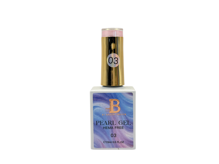Billionaire Pearl Gel Nails Polish - Hema Free 03 15ml