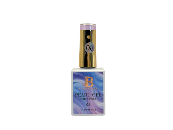 Billionaire Pearl Gel Nails Polish - Hema Free 08 15ml