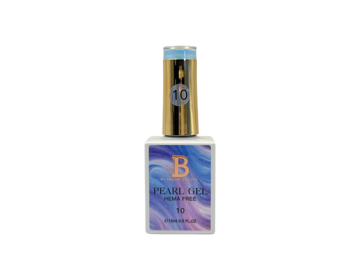 Billionaire Pearl Gel Nails Polish - Hema Free 10 15ml