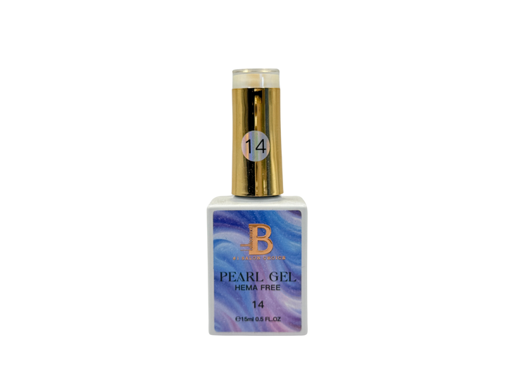 Billionaire Pearl Gel Nails Polish - Hema Free 14 15ml