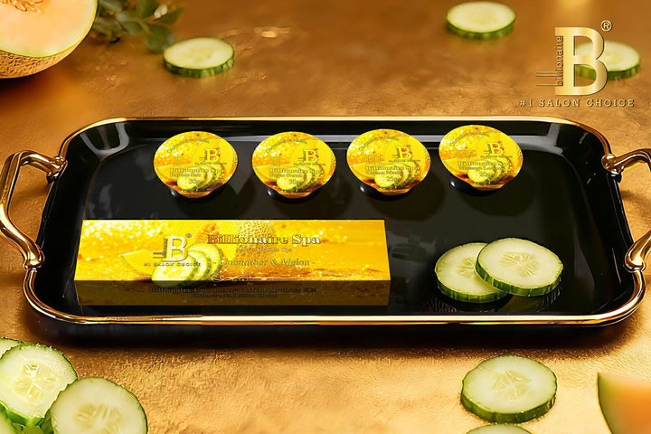 Billionaire - Spa Bubble Deluxe Pedicure Kit - Cucumber &amp; Melon - 4 steps