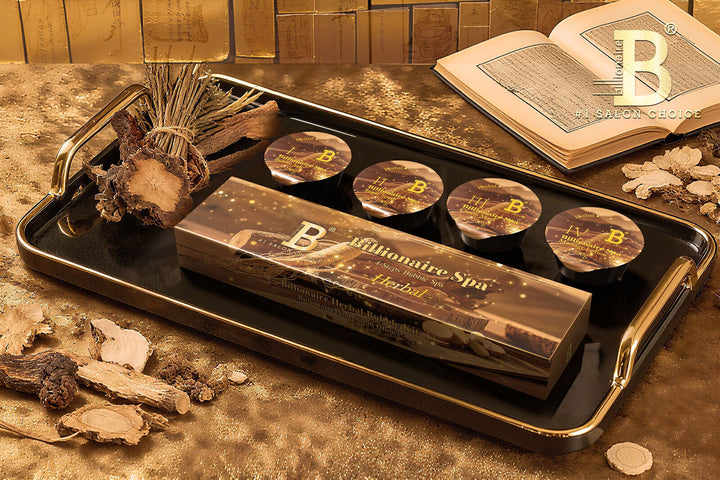 Billionaire - Spa Bubble Deluxe Pedicure Kit - Herbal - 4 steps