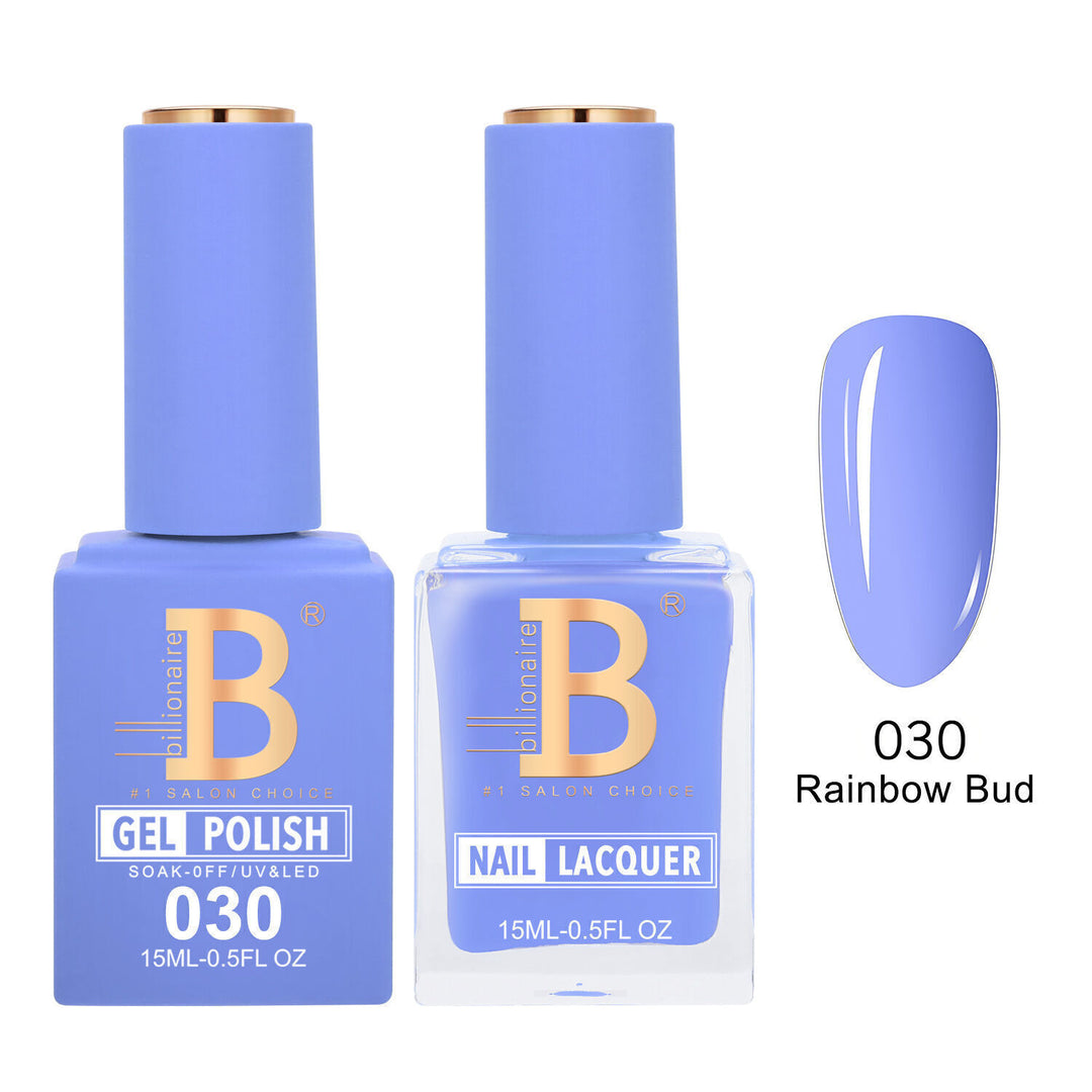 Billionaire 030 Rainbow Bud - Imperial Collection Gel &amp; Lacquer Duo 15ml