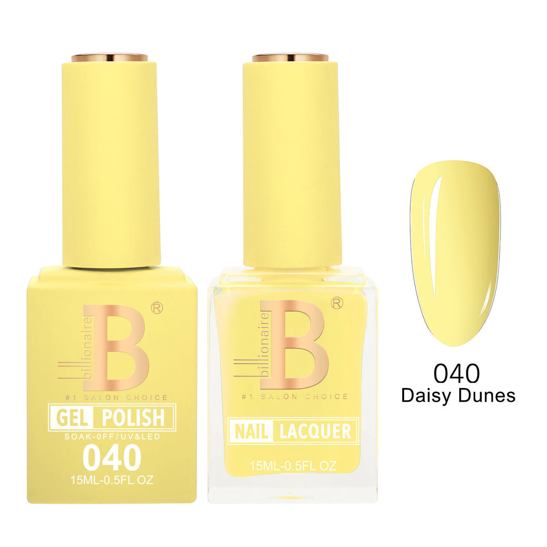 Billionaire 040 Daisy Dunes - Imperial Collection Gel &amp; Lacquer Duo 15ml