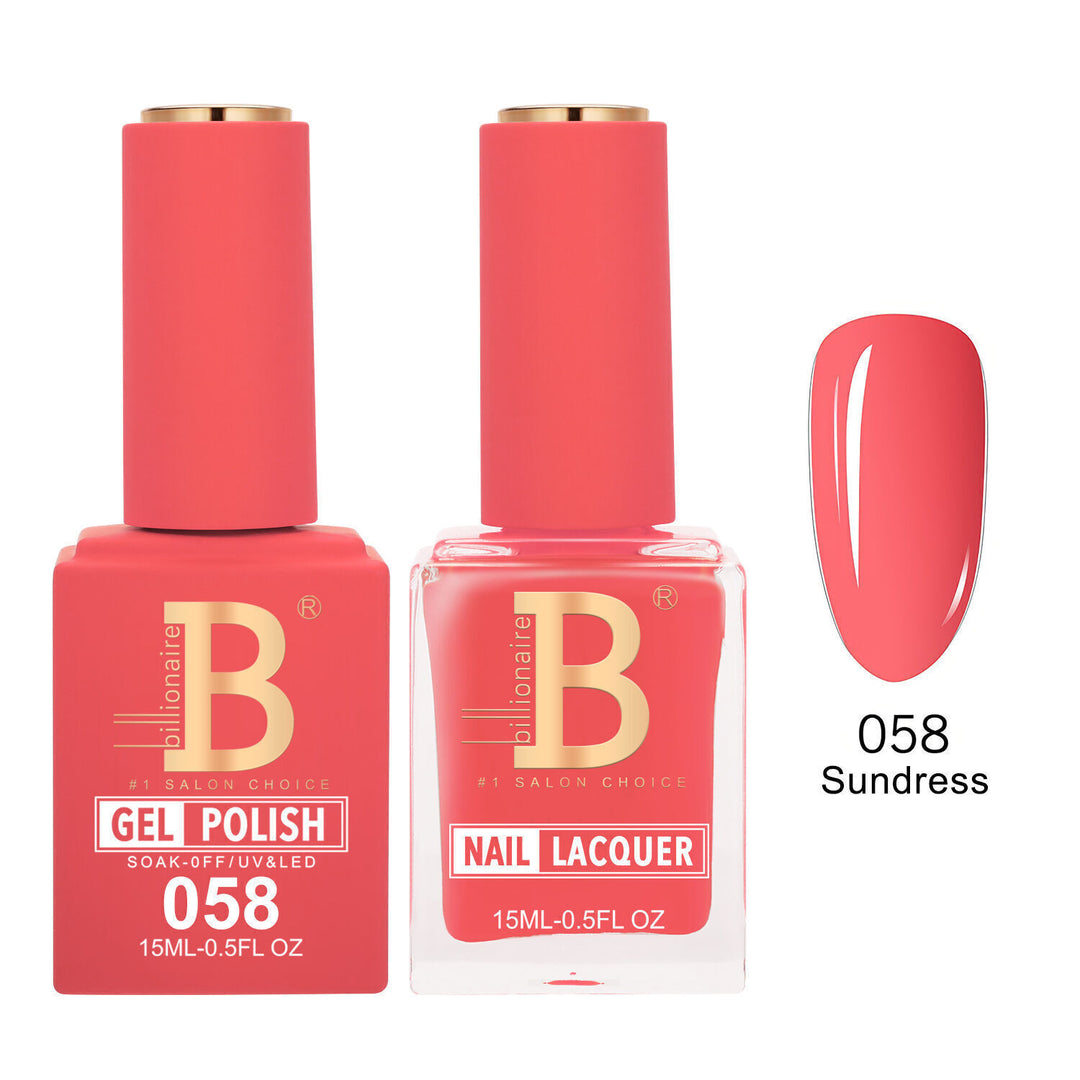 Billionaire 058 Sundress - Imperial Collection Gel &amp; Lacquer Duo 15ml
