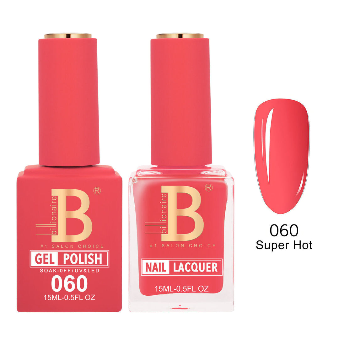 Billionaire 060 Super Hot - Imperial Collection Gel &amp; Lacquer Duo 15ml