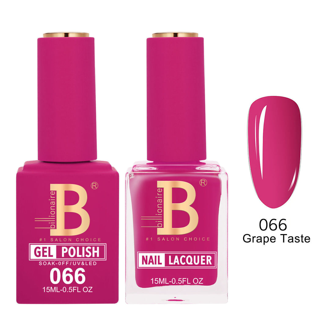 Billionaire 066 Grape Taste - Imperial Collection Gel &amp; Lacquer Duo 15ml