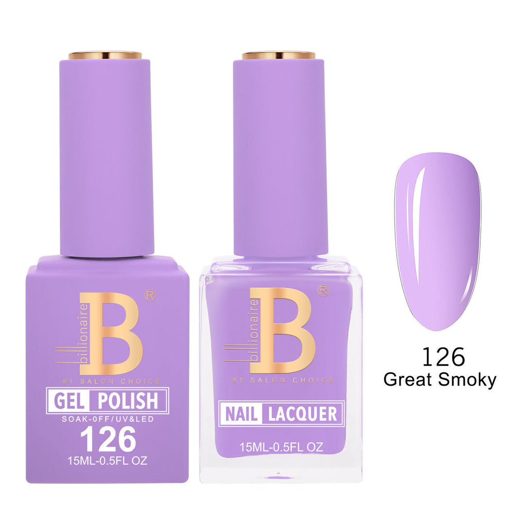 Billionaire 126 Great Smoky - Imperial Collection Gel &amp; Lacquer Duo 15ml