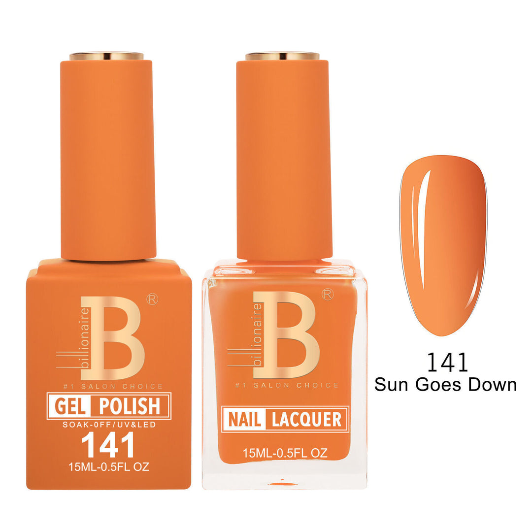 Billionaire 141 Sun Goes Down - Imperial Collection Gel &amp; Lacquer Duo 15ml