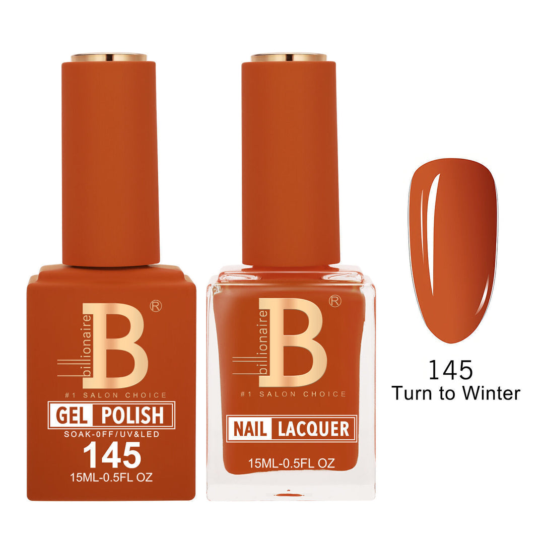 Billionaire 145 Turn to Winter - Imperial Collection Gel &amp; Lacquer Duo 15ml