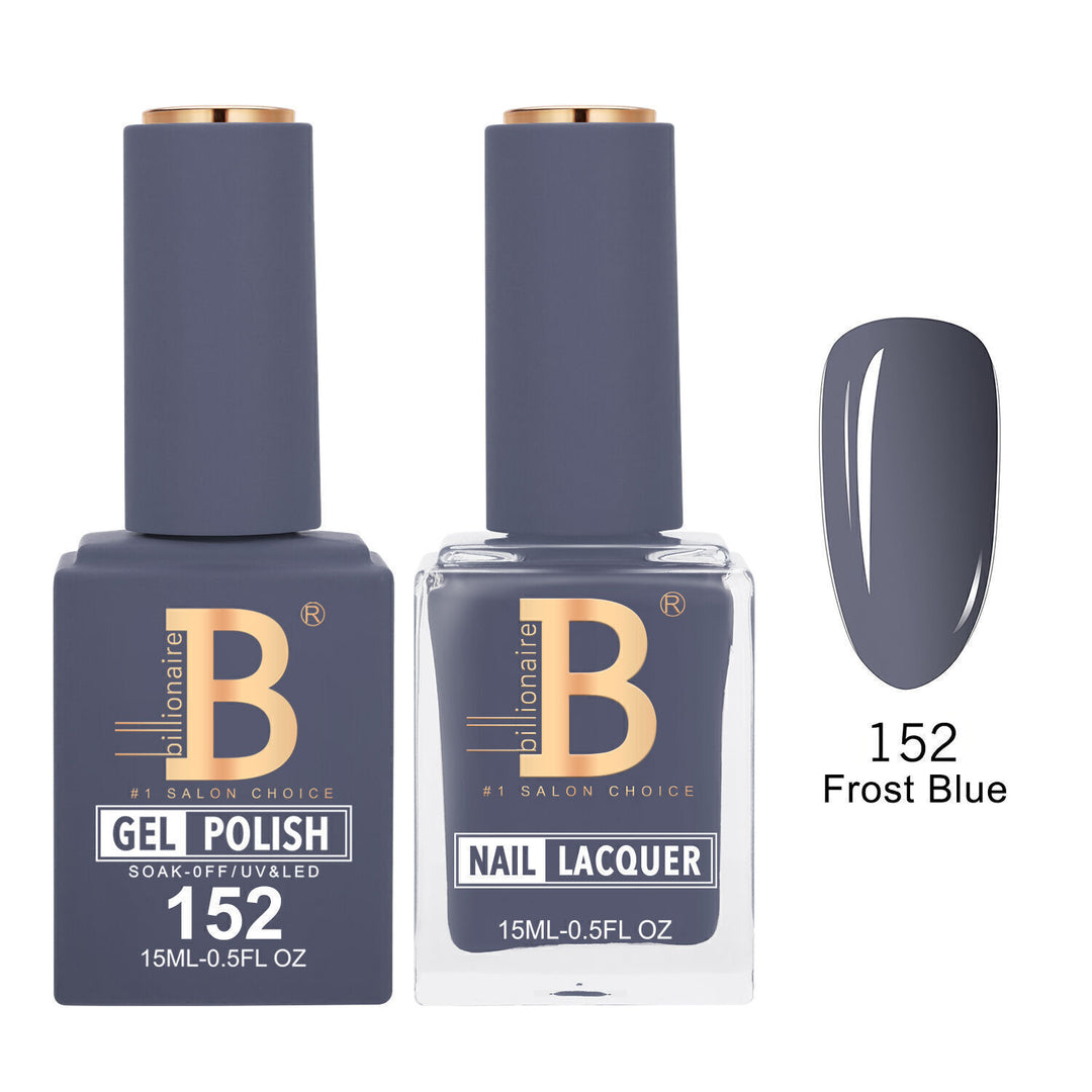 Billionaire 152 Frost Blue - Imperial Collection Gel &amp; Lacquer Duo 15ml