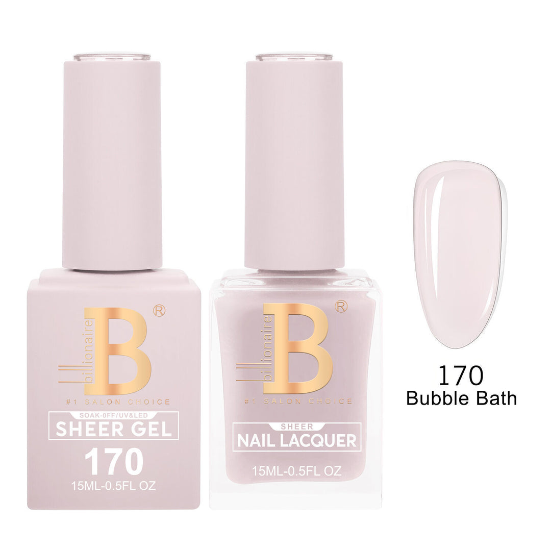 Billionaire 170 Bubble Bath - Imperial Collection Gel &amp; Lacquer Duo 15ml