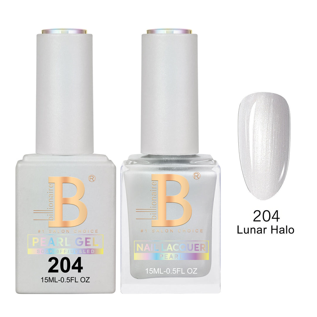 Billionaire 204 Lunar Halo - Imperial Collection Gel &amp; Lacquer Duo 15ml