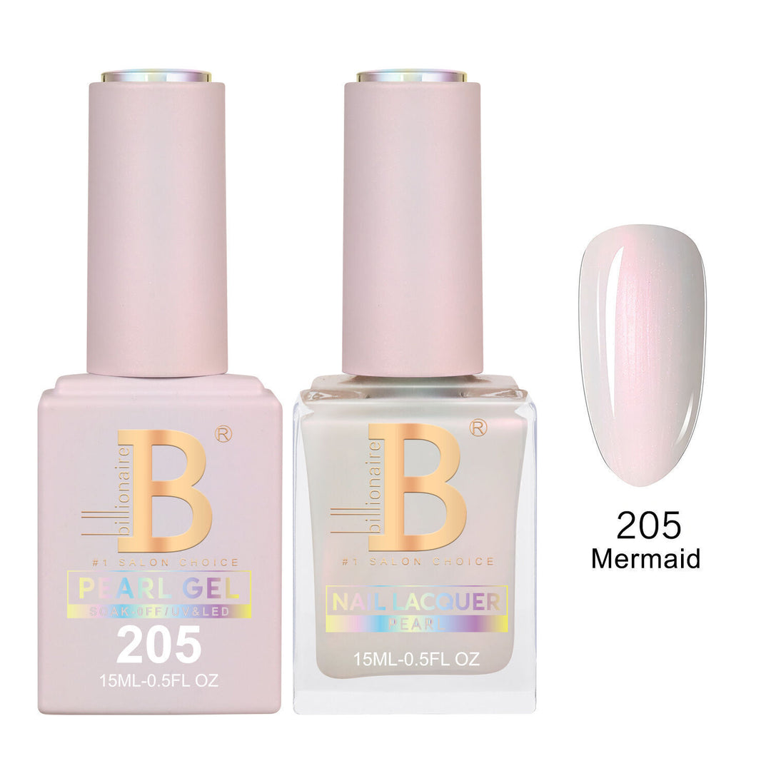 Billionaire 205 Mermaid - Imperial Collection Gel &amp; Lacquer Duo 15ml