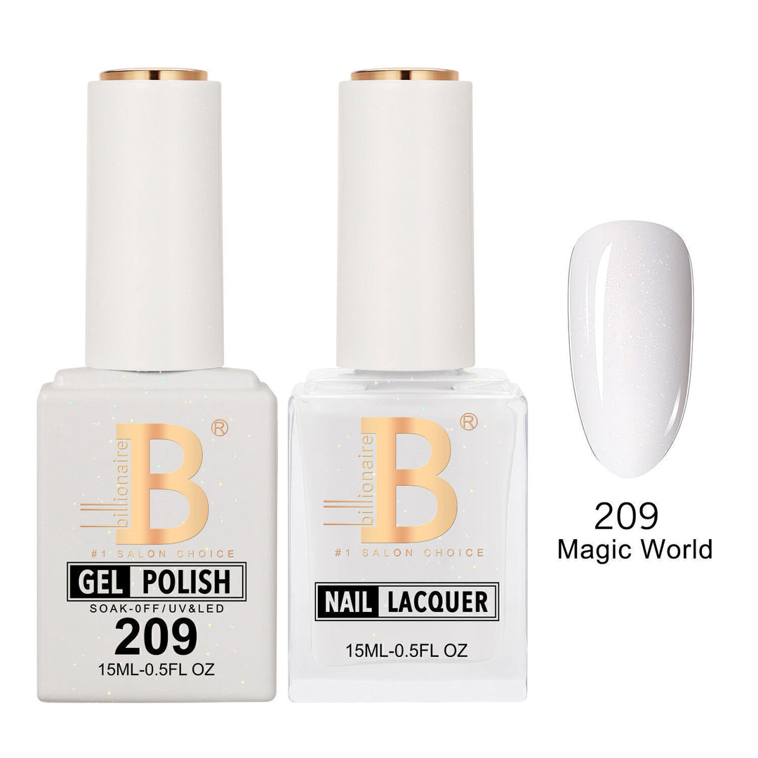 Billionaire 209 Magic World - Imperial Collection Gel &amp; Lacquer Duo 15ml