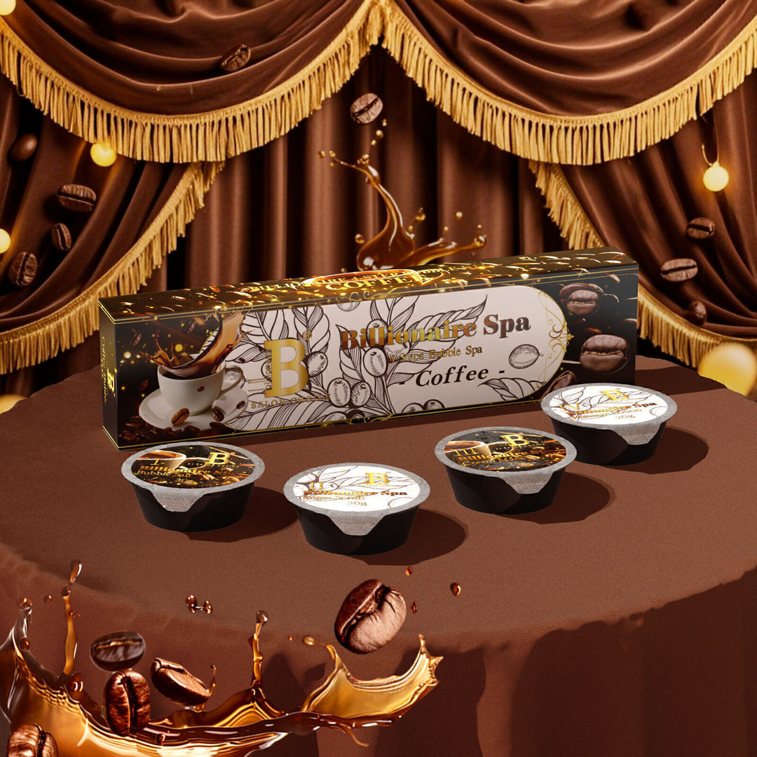 Billionaire Spa Bubble Kit  - Coffee - 4 steps