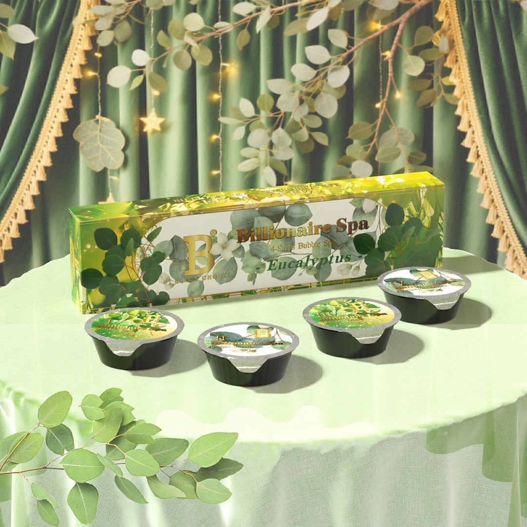 Billionaire Spa Bubble Kit  - Eucalyptus - 4 steps