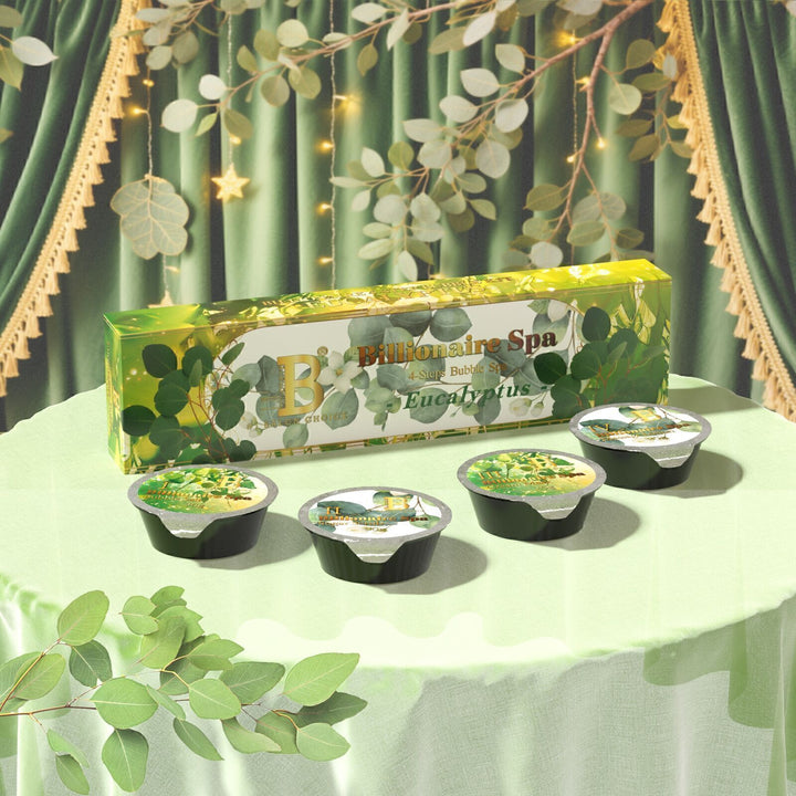 Billionaire Spa Bubble Kit  - Eucalyptus - 4 steps
