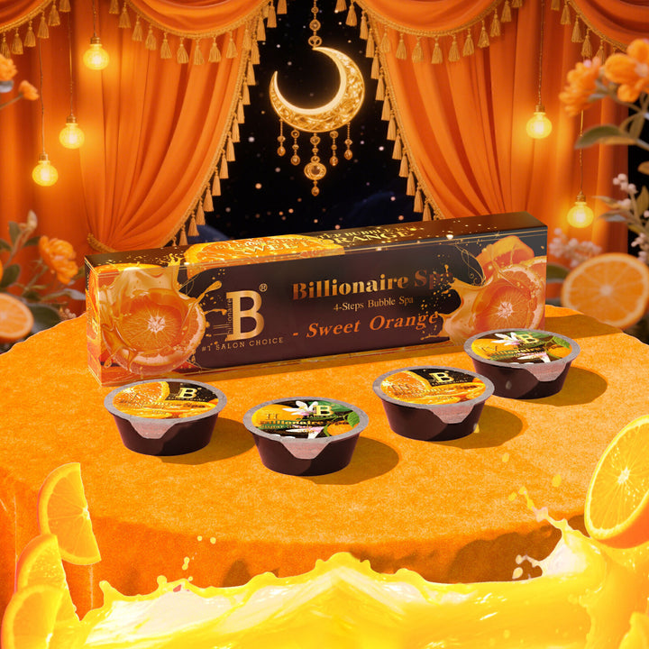 Billionaire Spa Bubble Kit  - Sweet Orange - 4 steps