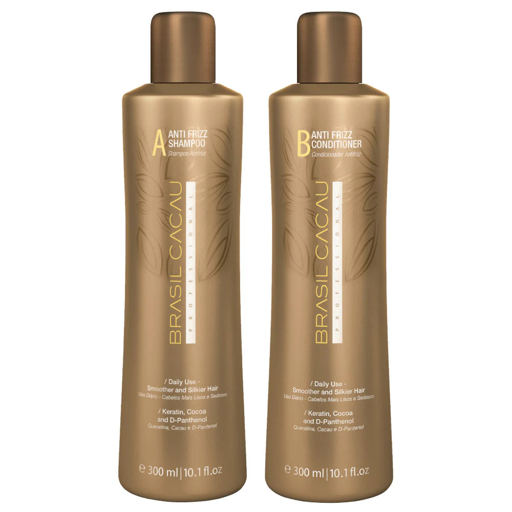 Brasil Cacau Anti-Frizz - Shampoo &amp; Conditioner Duo - 300ml