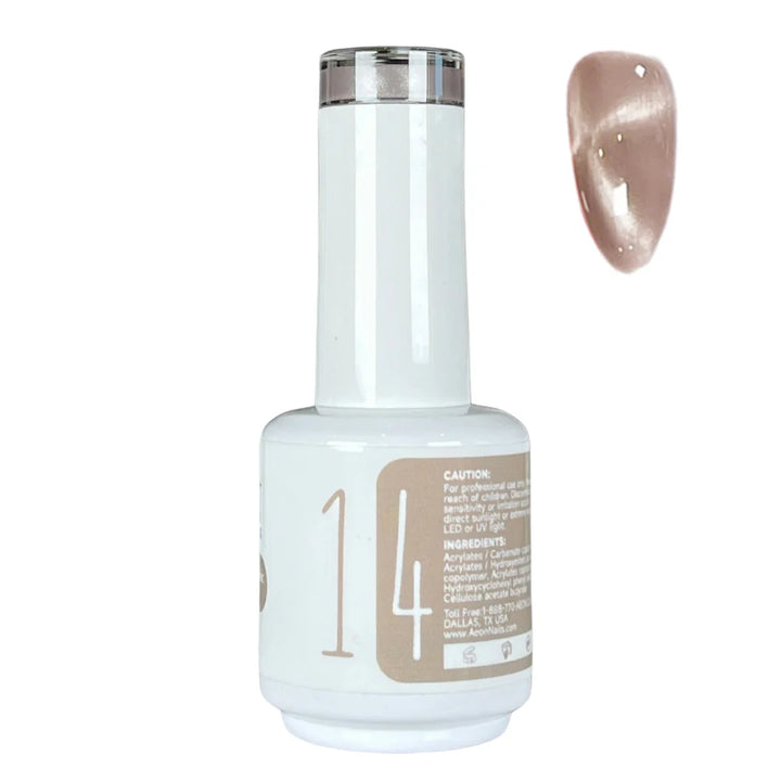 AEON Nude Shade Ceramic Cat Eye Gel #14