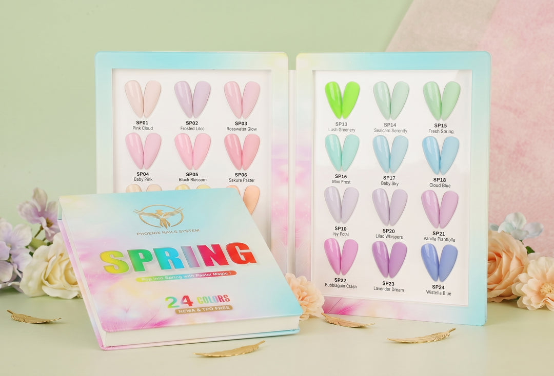 Phoenix - Spring Gel Polish Collection 24 Colors (48 bottles)