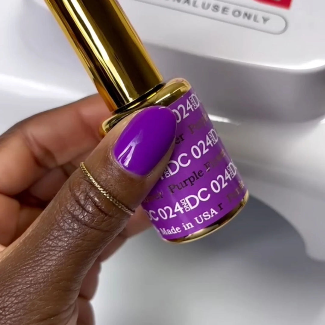 #024 DND DC COLOR DUO Purple Flower